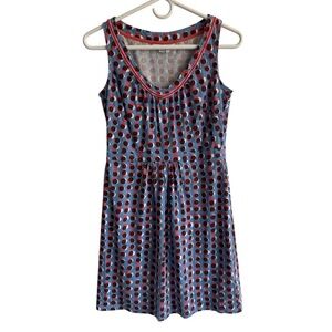 Boden Driftwood Cotton Sleeveless Dress, Sienna Dot, Size 6P